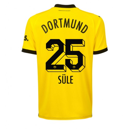 Pánský Fotbalový dres Borussia Dortmund Niklas Sule #25 2023-24 Domácí Krátký Rukáv